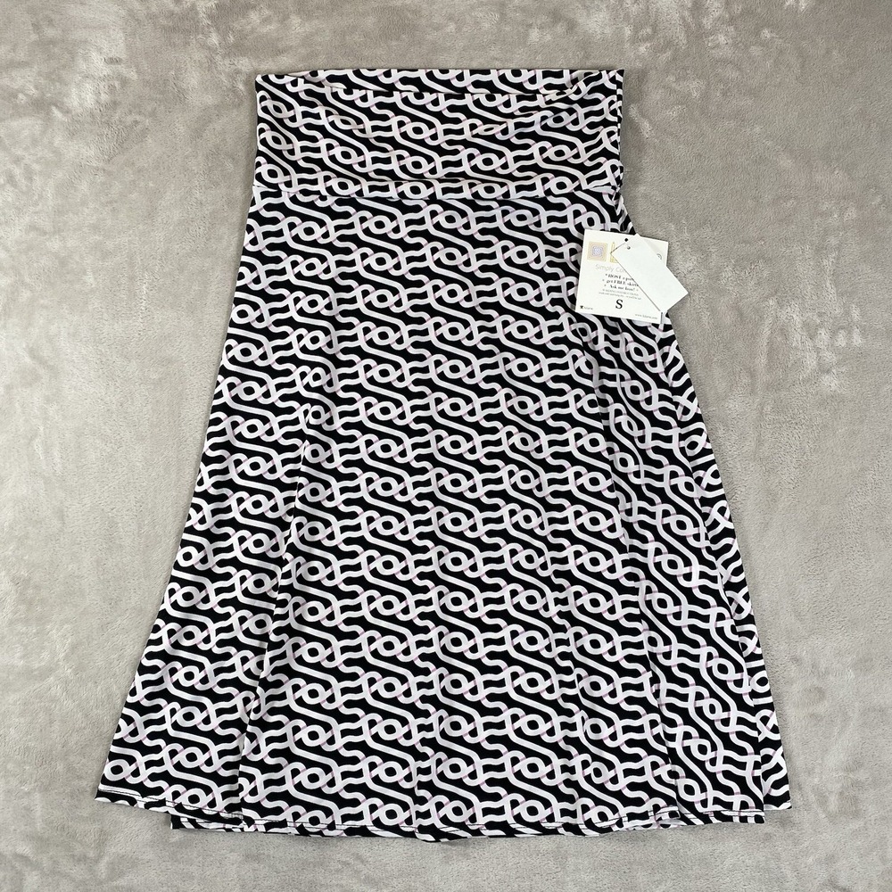 LuLaRoe Skirt‎ Azure Womens S Lot Of 2 Stretch Knit A Line NWT